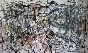 Erämaa VII, "Tunturialue", 122 x 200 cm