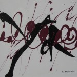 Northern Magenta Dance Diptyh 1
