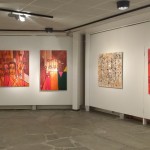 Näkymä: Galleria Kellokas ”Tulokkaat”-yhteisnäyttely, Lapin taiteilijaseura 2016