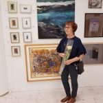 Lea Sampotaide-myyntinäyttelyssä